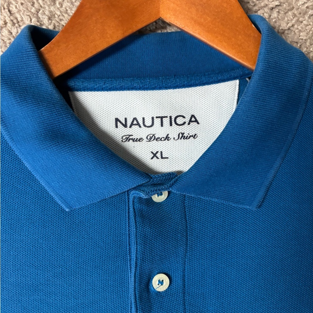 Nautica Men's Classic Blue Polo